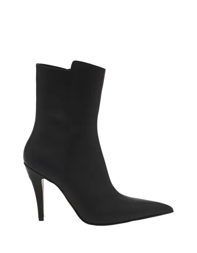 Alexander Mcqueen Black Birdee Ankle Boots