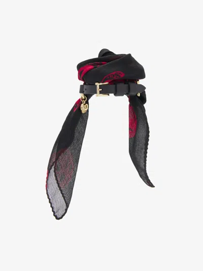 Alexander Mcqueen Black In Black/red