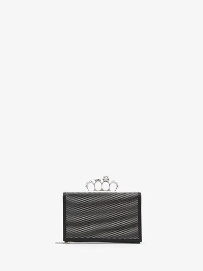 Alexander Mcqueen Black In Black/silver