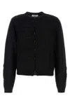Alexander Mcqueen Viscose Blend Cardigan Featuring Button Detailing In Black