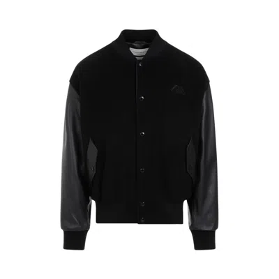 Alexander Mcqueen Black Calf Leather Jacket
