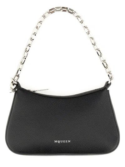 Alexander Mcqueen Black Calf Skin Handbags