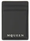 Alexander Mcqueen Black Calf Skin Wallets