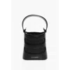 Alexander Mcqueen Leather The Rise Mini Bucket Bag With Shoulder Chain In Black