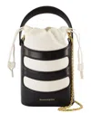 Alexander Mcqueen Two-tone Leather Mini The Rise Bucket Bag