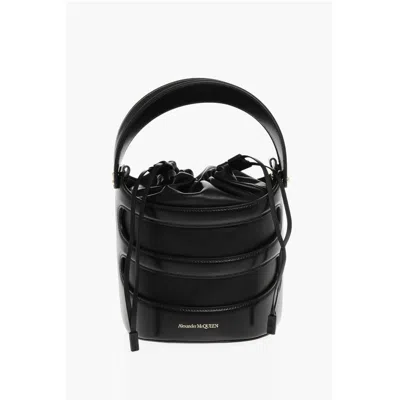 Alexander Mcqueen Black Calfskin Tote Bag