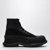 Alexander Mcqueen Tread Slick Boots In Black