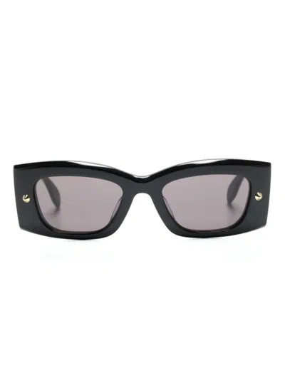 Alexander Mcqueen Black Classic Sunglasses