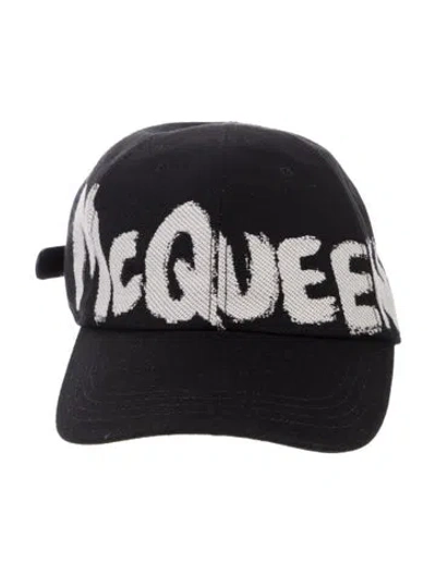 Pre-owned Alexander Mcqueen Black Cotton  Baseball Cap