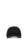 Alexander Mcqueen Black Cotton Baseball Cap