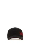 Alexander Mcqueen Logo Embroidered Baseball Cap In Blackred