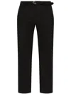 Alexander Mcqueen Black Cotton Blend Pant