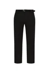 Alexander Mcqueen Straight-leg Tailored Trousers In Black