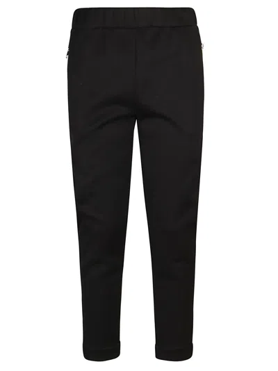 Alexander Mcqueen Black Cotton Blend Trousers