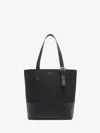 Alexander Mcqueen Mcqueen T-bar Canvas Shopper In Black