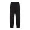 Alexander Mcqueen Khaki Cotton Canvas Cargo Pants In Black