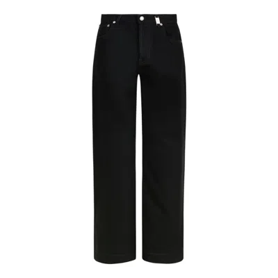 Alexander Mcqueen Black Cotton Jeans