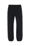 Alexander Mcqueen Cotton Joggers With Elastic Cuffs And Waistband In Black