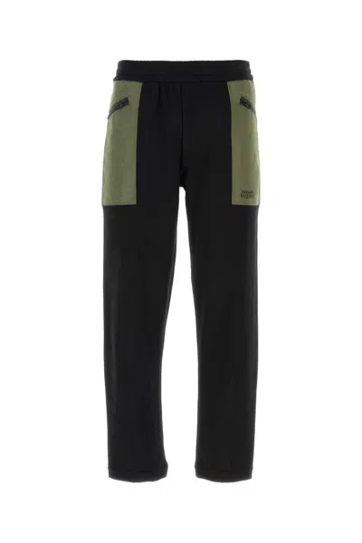 ALEXANDER MCQUEEN BLACK COTTON PANT