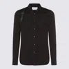 Alexander Mcqueen Black Cotton Shirt In Black