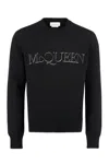 Alexander Mcqueen Black Cotton Sweater