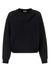 Alexander Mcqueen Woman Black Sweatshirts