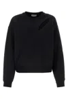 Alexander Mcqueen Woman Black Sweatshirts