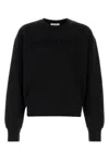 Alexander Mcqueen Cotton Sweatshirt With Ribbed Cuffs And Hem