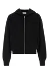 Alexander Mcqueen Black Cotton Sweatshirt In Black