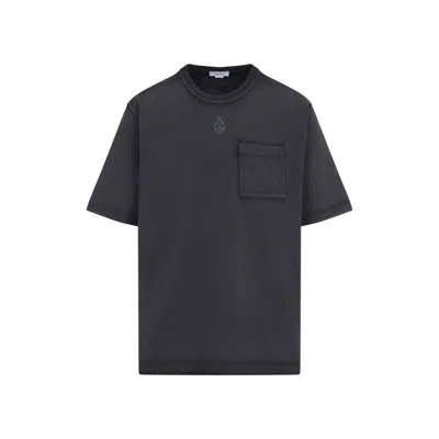 ALEXANDER MCQUEEN ALEXANDER MCQUEEN BLACK COTTON T-SHIRT
