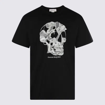 ALEXANDER MCQUEEN ALEXANDER MCQUEEN BLACK COTTON T-SHIRT