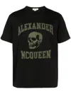 Alexander Mcqueen Logo Skull-print Cotton T-shirt