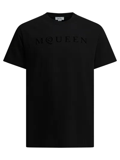 Alexander Mcqueen Black Cotton T-shirt