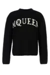 Alexander Mcqueen Logo Crewneck Cotton Sweater
