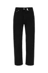 Alexander Mcqueen Straight-leg Cotton Jeans In Black