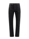 Alexander Mcqueen Black Denim Trouser In Black