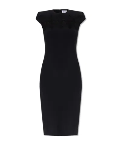 ALEXANDER MCQUEEN ALEXANDER MCQUEEN BACK SLIT MIDI DRESS
