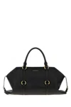 Alexander Mcqueen Black Farringdon Satchel In Black