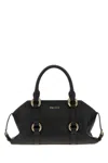 Alexander Mcqueen Black Farringdon Small Satchel In Black