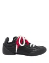 Alexander Mcqueen Black Flexion Sneakers In Black
