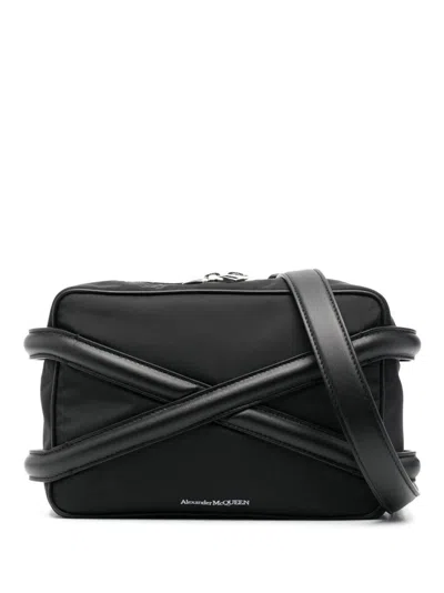 Alexander Mcqueen Black Harness Bag
