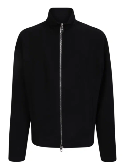 Alexander Mcqueen Black High-neck Jacket