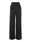 Alexander Mcqueen Wool Straight Trousers In Blu