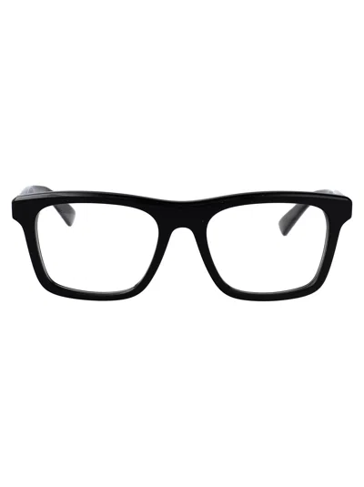Alexander Mcqueen Black Injectate Optical Glasses