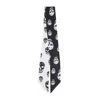Alexander Mcqueen Rectangular Scarf Two Tone Skull Motif In Multi