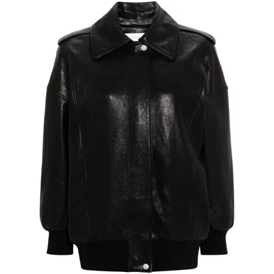 Alexander Mcqueen Black Jackets - Leather Jackets Women