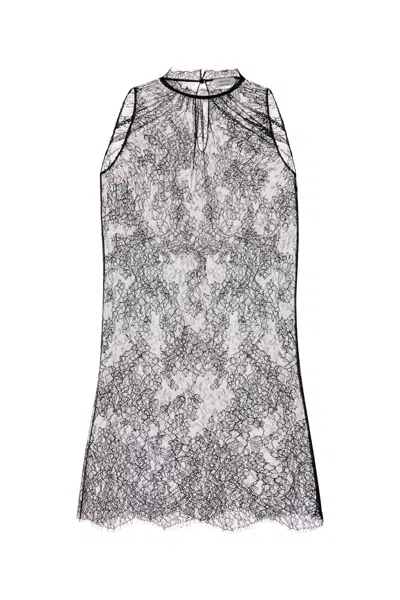 ALEXANDER MCQUEEN TOP IN PIZZO NERO  DONNA