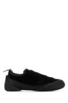 Alexander Mcqueen Canvas And Suede Sneakers In Black