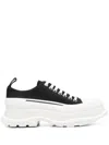 Alexander Mcqueen Tread Slick Sneakers In Black