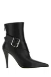 Alexander Mcqueen Mcqueen Heron Pointed Toe Bootie In Black